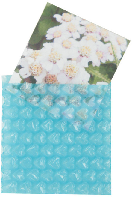 아이엔피 하트뽁뽁이 봉투 10 x 10 cm, 블루, 97개