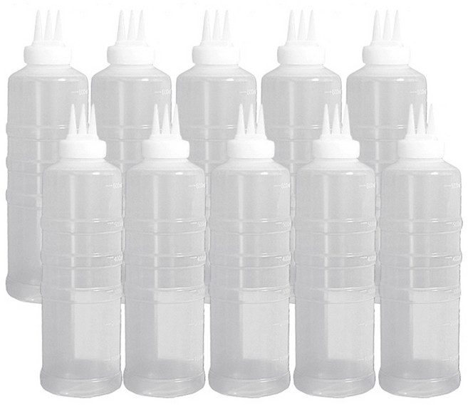 탐나는생활 잘라쓰는 소스병 3구 특대, 700ml, 10개