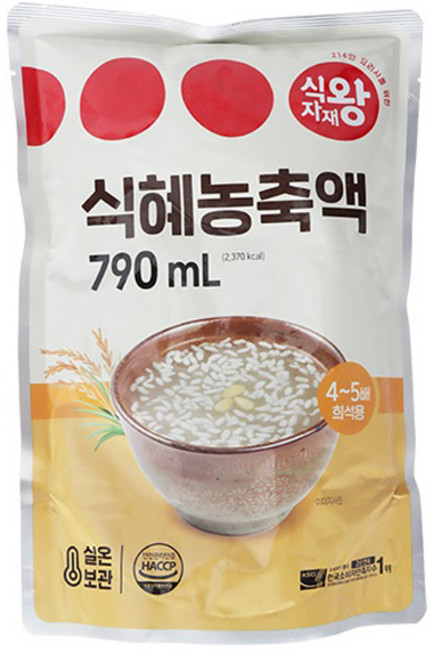 식자재왕 식혜농축액, 790ml, 1개