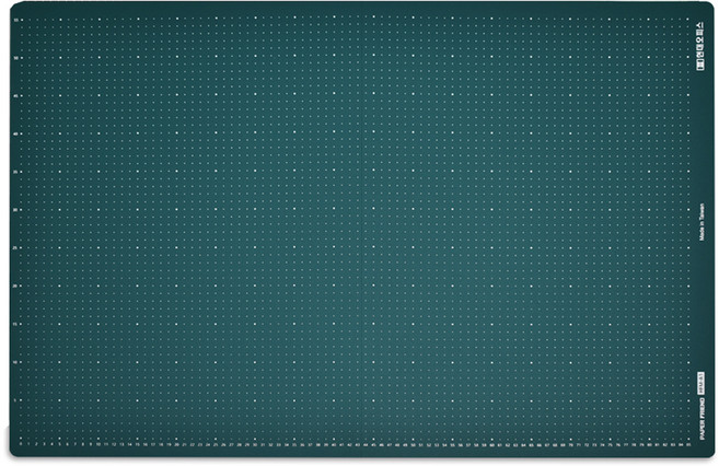 페이퍼프랜드 다용도 반접이식 컷팅 데스크매트 HFM, 그린