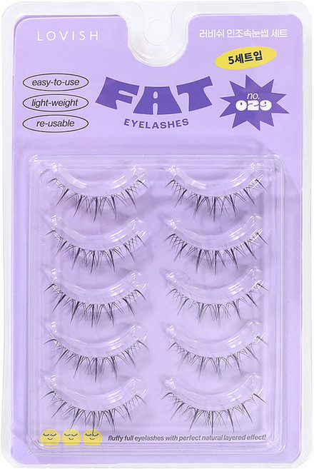 러비쉬 FAT 인조 속눈썹, 29호, 1개