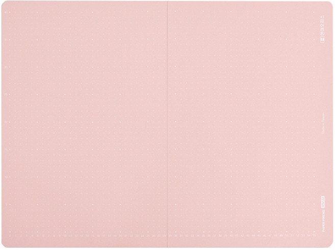 페이퍼프랜드 반접이식 안전소재 다용도 컷팅 데스크매트 HFM, 핑크