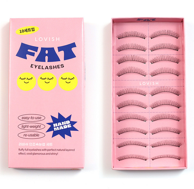러비쉬 FAT 인조 속눈썹 20p, 216블랙, 1개