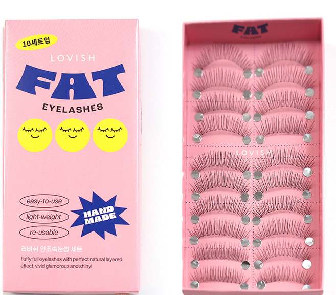 러비쉬 FAT 인조 속눈썹 20p, 217투명, 1개