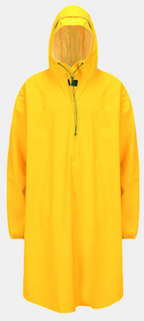 울프라운치 업사이클 레인코트, SOLID YELLOW, 1개