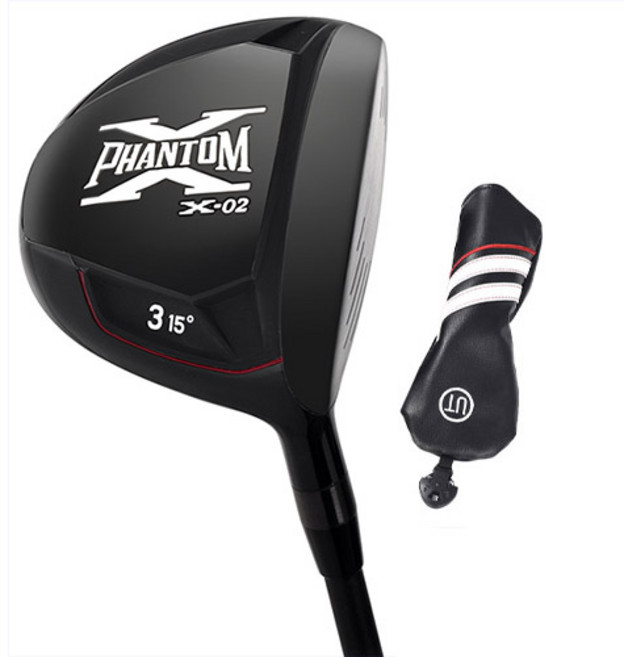 야마모토 남성용 팬텀 5번 페어웨이우드 X-02 블랙, S, 18도