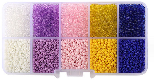 알로데 알록달록 시드비즈 DIY 키트 3mm 세트, TYPE 05, 1세트