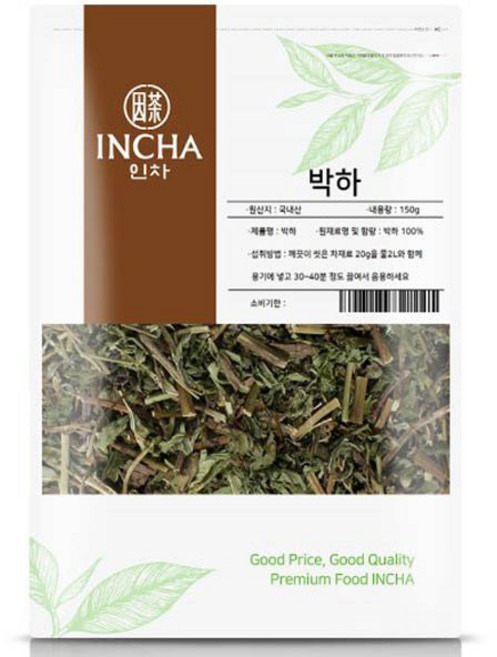 인차 박하 잎, 150g, 1개