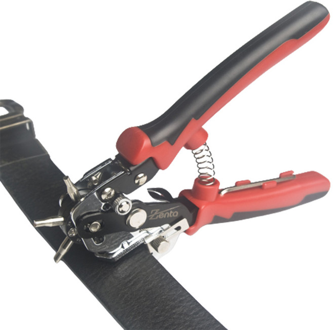 젠타코리아 프리미엄 멀티 가죽 벨트 펀칭기, 혼합색상, 1개