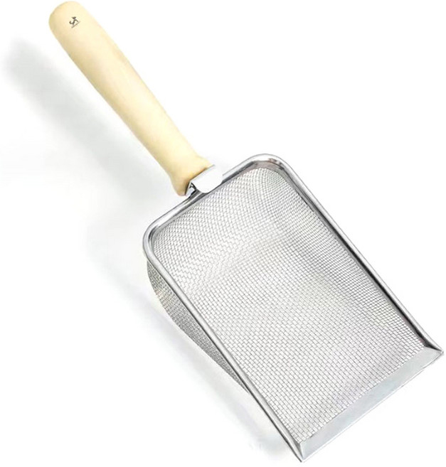 딩동펫 고양이 루틴 스텐스틸 모래삽, 혼합색상, 1개