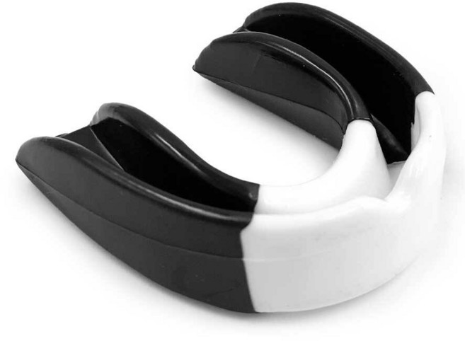 위니 트리플컬러 마우스피스, 블랙 + 화이트, 1개