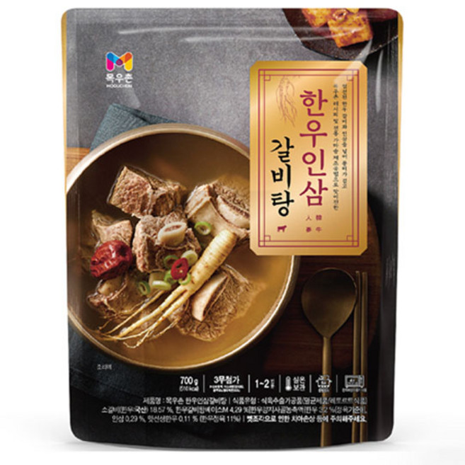 목우촌 한우 인삼 갈비탕, 700g, 1개