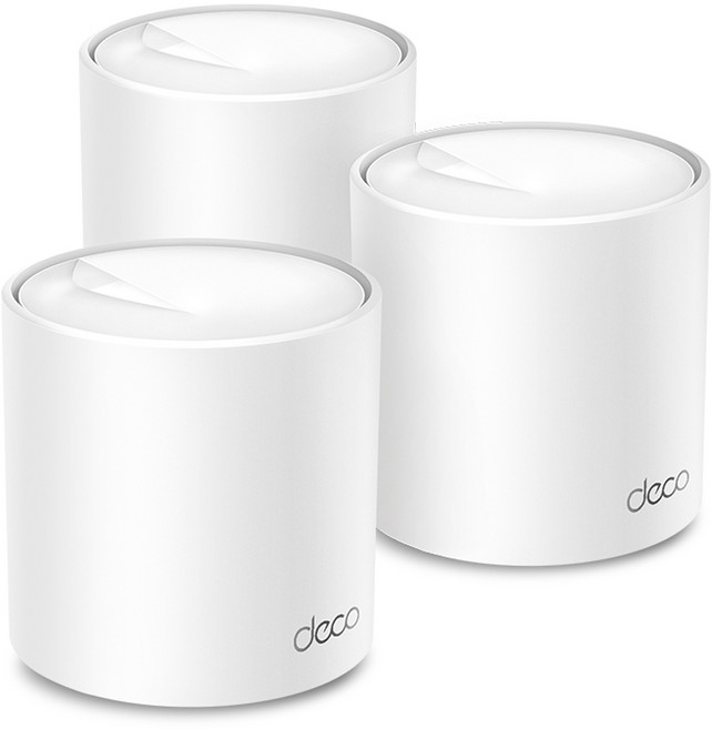 티피링크 AX1500 통합 홈 메시 WiFi 6 시스템 공유기, Deco X10, 3개