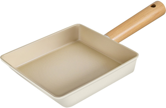 오슬로 인덕션 IH 크리엠 세라믹 계란말이팬, 23cm, 1개