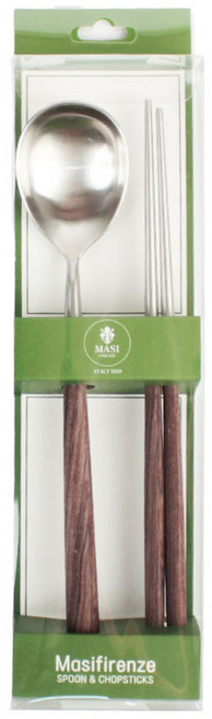 마시피렌체 프리미엄 수저세트, 우드, 숟가락 + 젓가락, 1세트