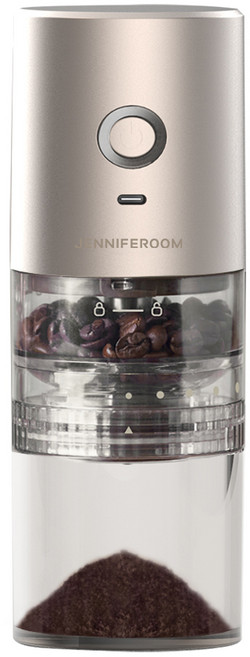 제니퍼룸 포터블 전동 커피 그라인더 JR-GD4001OM, 40ml, 오트밀, 1개