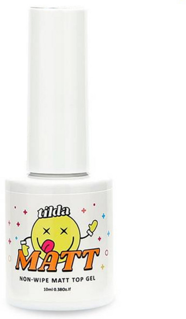tilda 젤폴리쉬 젤네일 논와이프 매트 탑젤, 10ml, 1개