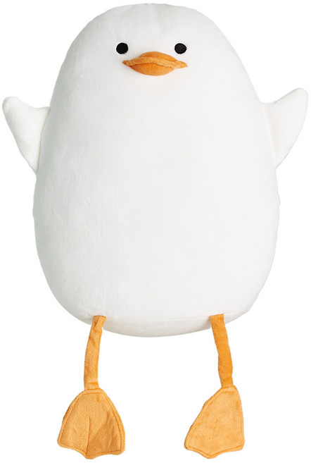 미뇽맨션 만세 오리 봉제인형, 40cm, 화이트, 1개