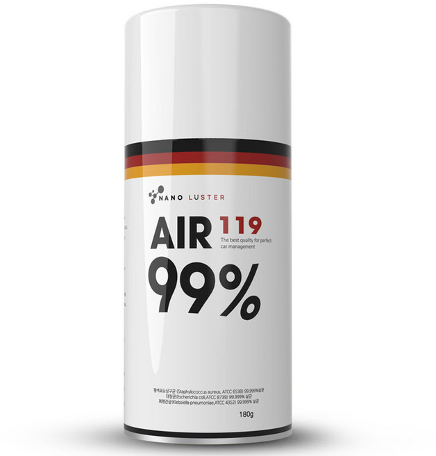 나노러스터 에어119 대용량 살균 차량용탈취제 훈증캔, 180g, 1개