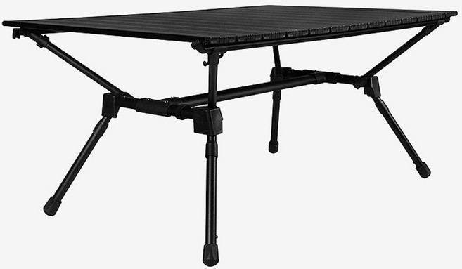 노마드 3단 솔리드 테이블 90 N-8352, 블랙