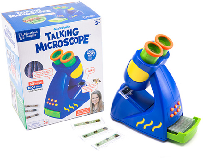 지오사파리 주니어 말하는 현미경 한글판 슬라이드 세트 EDI8801A, 1세트