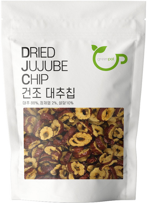 그린팟 간식용 건조 대추칩, 500g(1개), 1개