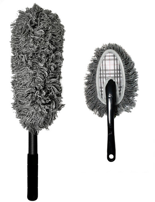 이지워시 오일코팅 면사 먼지털이개 대형 + 소형 세트, 1세트