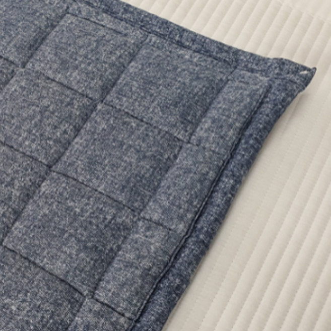 코잠데이 국내 제조 패드 단품, 무지블루