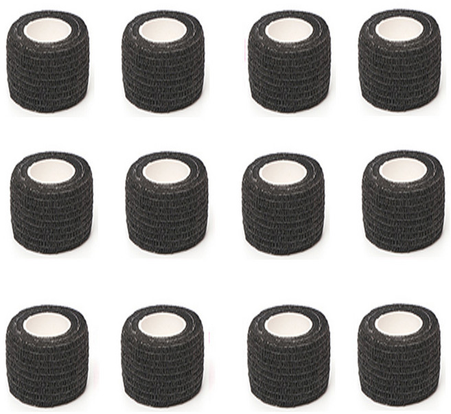 네오짱 강아지 붕대신발 양말 일회용 중형, 블랙, 12개