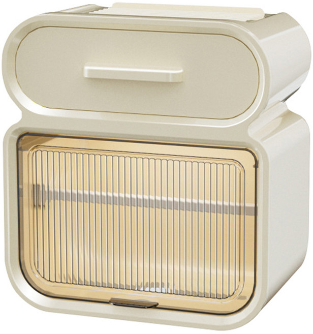 언헤브 편안한 휴지 걸이 보관함 S, 02 크림, 1개