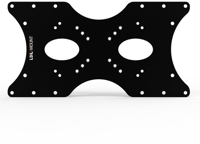 엘디엘마운트 베사 확장판 브라켓 400 x 200 mm, APL-VESA4020, 블랙, 1개