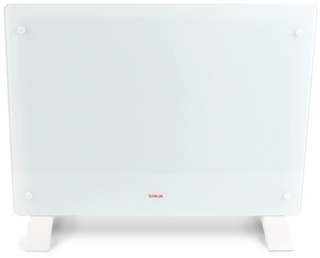 보국전자 글라스 컨벡션 히터 화이트, BKH-35W15V