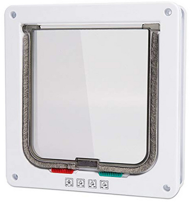 칠시 반려동물 업그레이드 2WAY 도어, 화이트, 1개