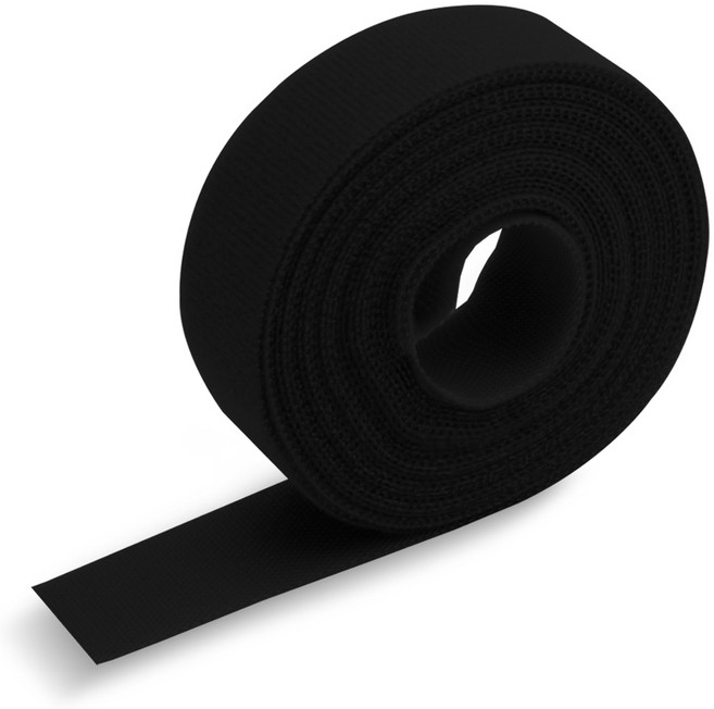 칼론 벨크로 케이블 타이 블랙 5m x 2cm KR-RCT025, 1개