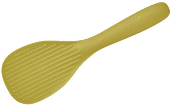 마미스테이블 실리콘 밥주걱, 머스타드, 1개