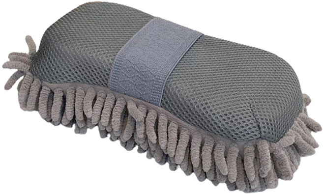 버블카 올인원 워시미트 세차 스펀지, 1개, 그레이