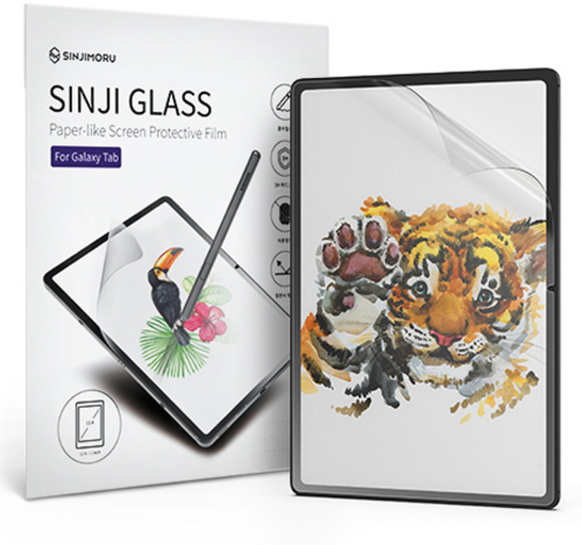 신지모루 종이질감 태블릿 액정보호필름, 1개