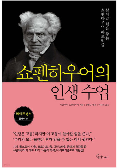 쇼펜하우어의 인생 수업:살아갈 힘을 주는 쇼펜하우어 아포리즘, 아르투어 쇼펜하우어, 메이트북스