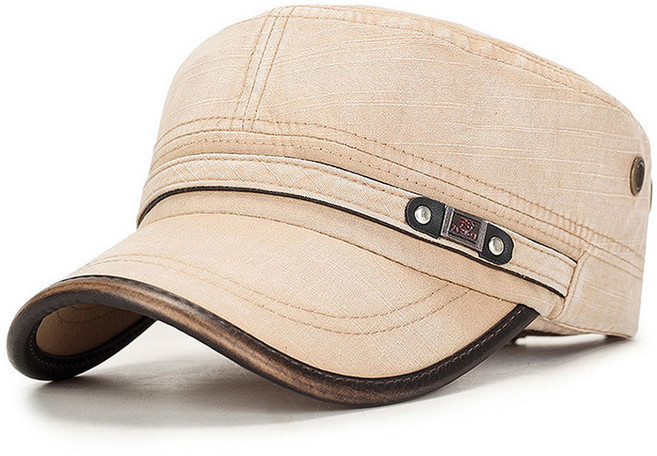 이츠굿텐 아미 밀리터리 군모 면 플랫모자