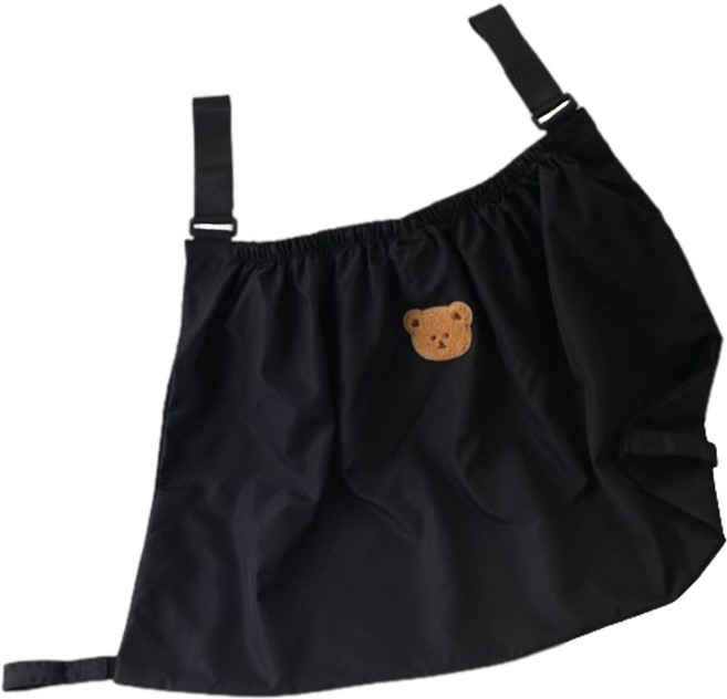 언헤브 큐티 애니멀 유모차 가방, 01블랙베어, 1개