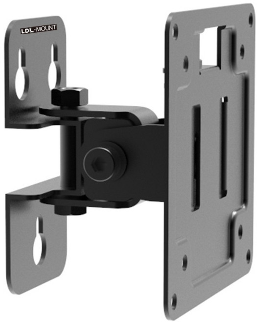 엘디엘마운트 회전형 벽걸이 TV 브라켓 모니터 티비 거치대 APL-1100R, 블랙, 1개