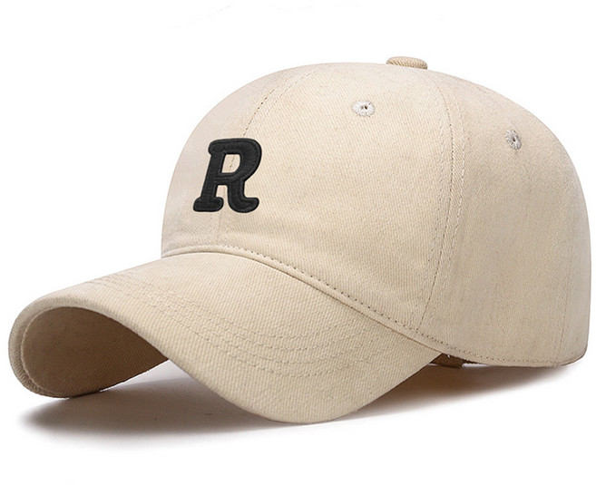 이츠굿텐 R 레터링 야구모자 남녀공용 심플 데일리 볼캡
