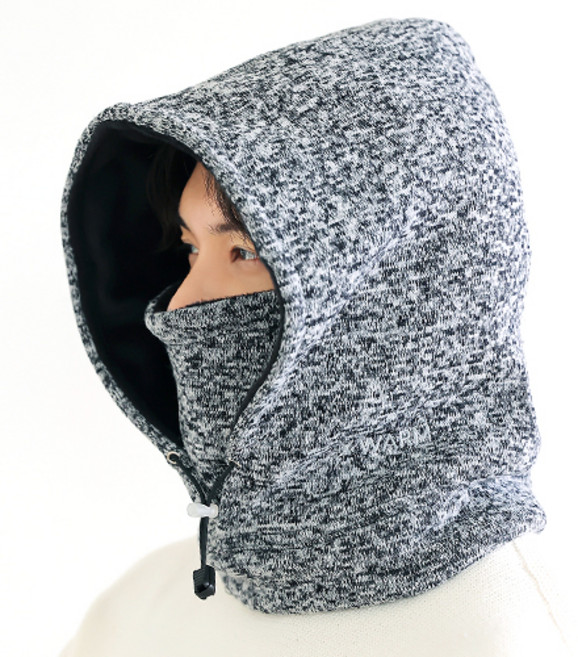 ExWarm 巴拉克拉瓦頭套, 麻灰色