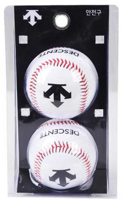 데상트 소프트볼 연식 야구공, SO223ZEQ50, 2개