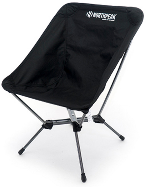 노스피크 크로스 체어 로우, BLACK, 1개