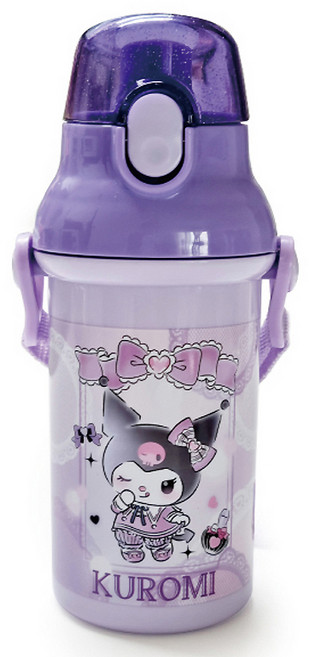 스케이터 PSB4SAN 휴대용 다이렉트 보틀, 쿠로미, 400ml, 1개