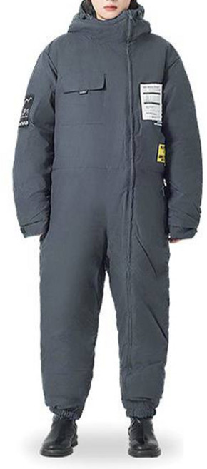 켓와일로 오토바이 겨울 방한우주복 C20, 그레이