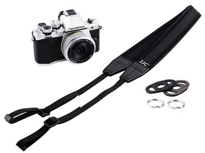 JJC 미러리스 후지 캐논 필름 카메라 숄더 넥스트랩, NS-M1BK, 1개