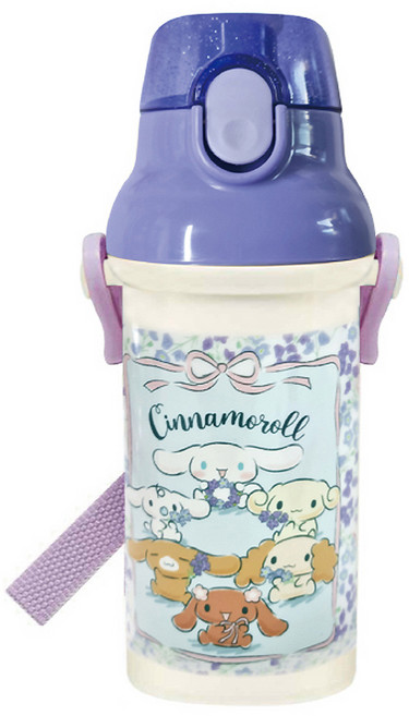 스케이터 PSB4SAN 휴대용 다이렉트 보틀, 시나모롤, 400ml, 1개