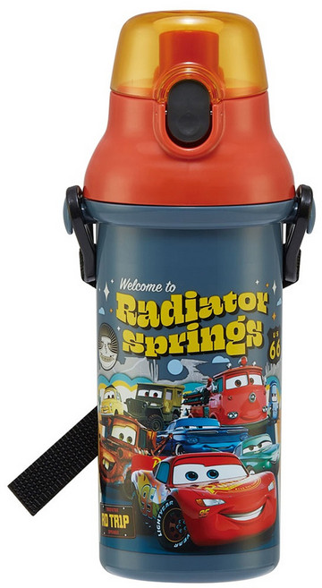 스케이터 디즈니 PSB5SANAG 항균 다이렉트 보틀, 맥퀸 네이비, 480ml, 1개